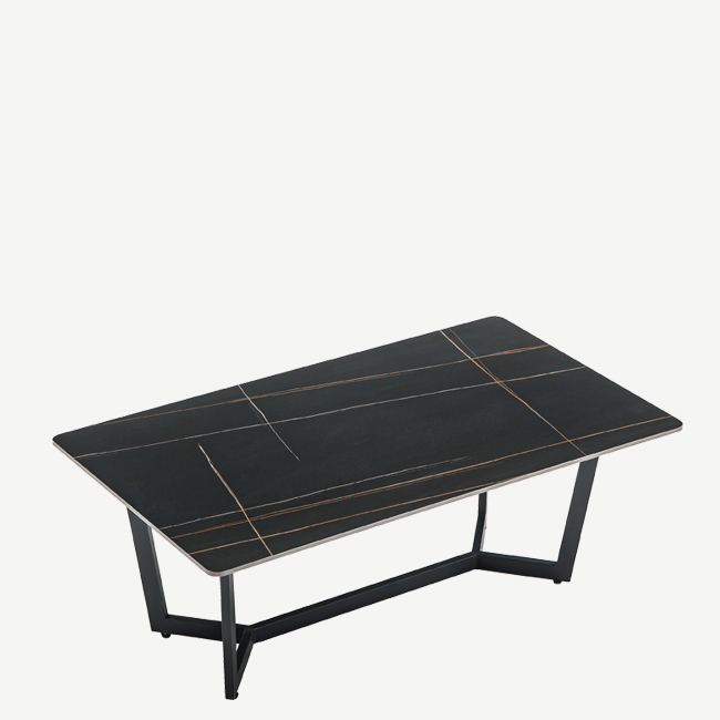 Keramieken Eettafel Sem Rechthoekig Zwart - Afbeelding 3